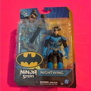 DC Nightwing Ninja Strike Action Figure - Blue, Black & Silver Accents